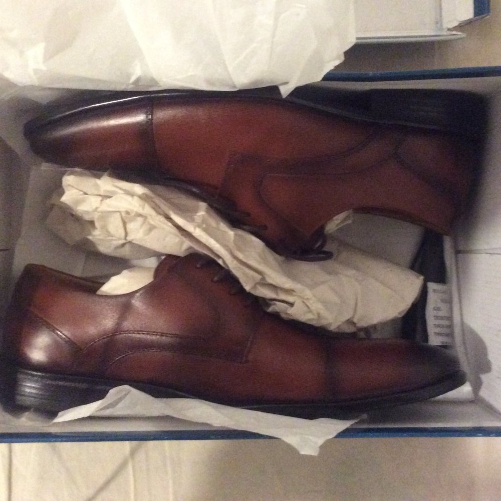 Blanco Garcia Dress Shoe Size 9.5 Whiskey Brown